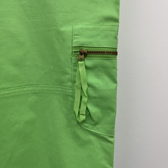 Lauren Ralph Lauren Parrotc FB Lime Green Capri Pants 8 - Picture 2 of 12